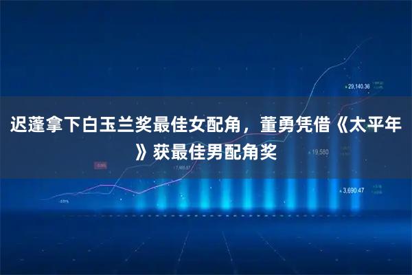 迟蓬拿下白玉兰奖最佳女配角，董勇凭借《太平年》获最佳男配角奖